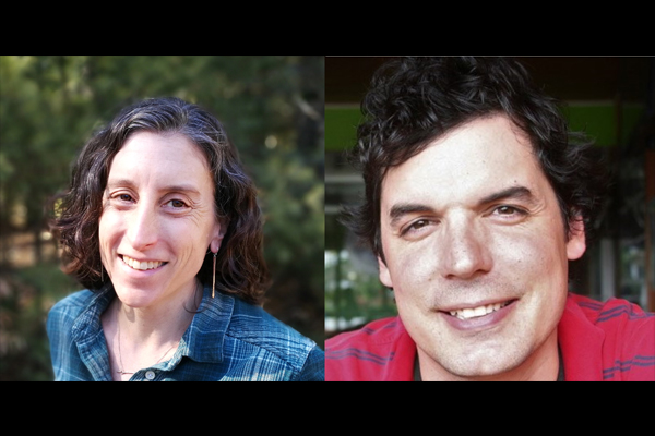 Headshots of research scientists Kathy Zeller and Chris Armatas.